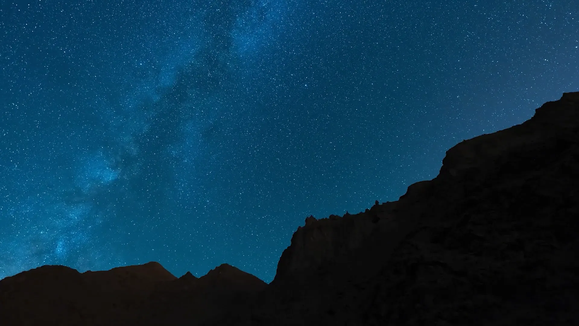 A dazzling starry night in the remote Australian outback