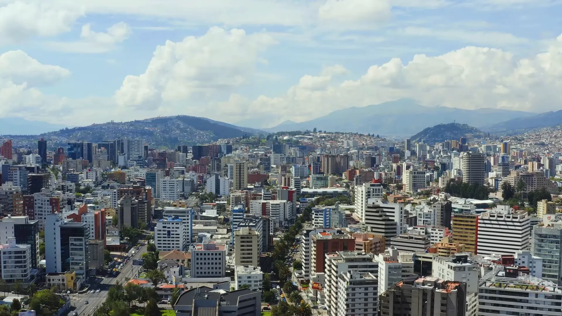 Andean mountains and tropical forest panorama showcasing Ecuador's diverse landscapes